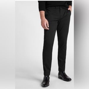 Men casual black slacks